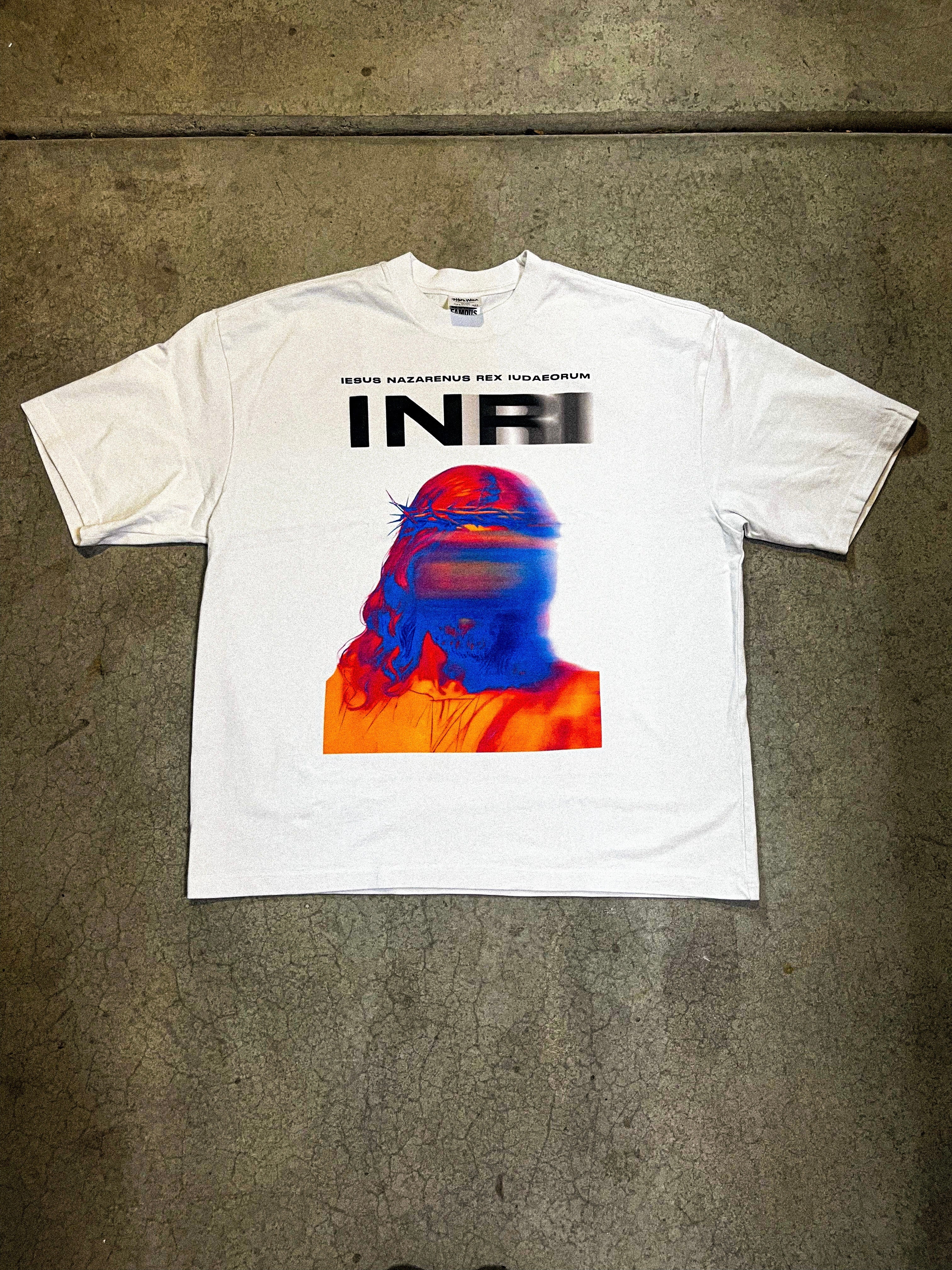“BEHOLD THE KING OF THE JEWS” (100% COTTON, UNISEX CHROMATIC “INRI” TEE)