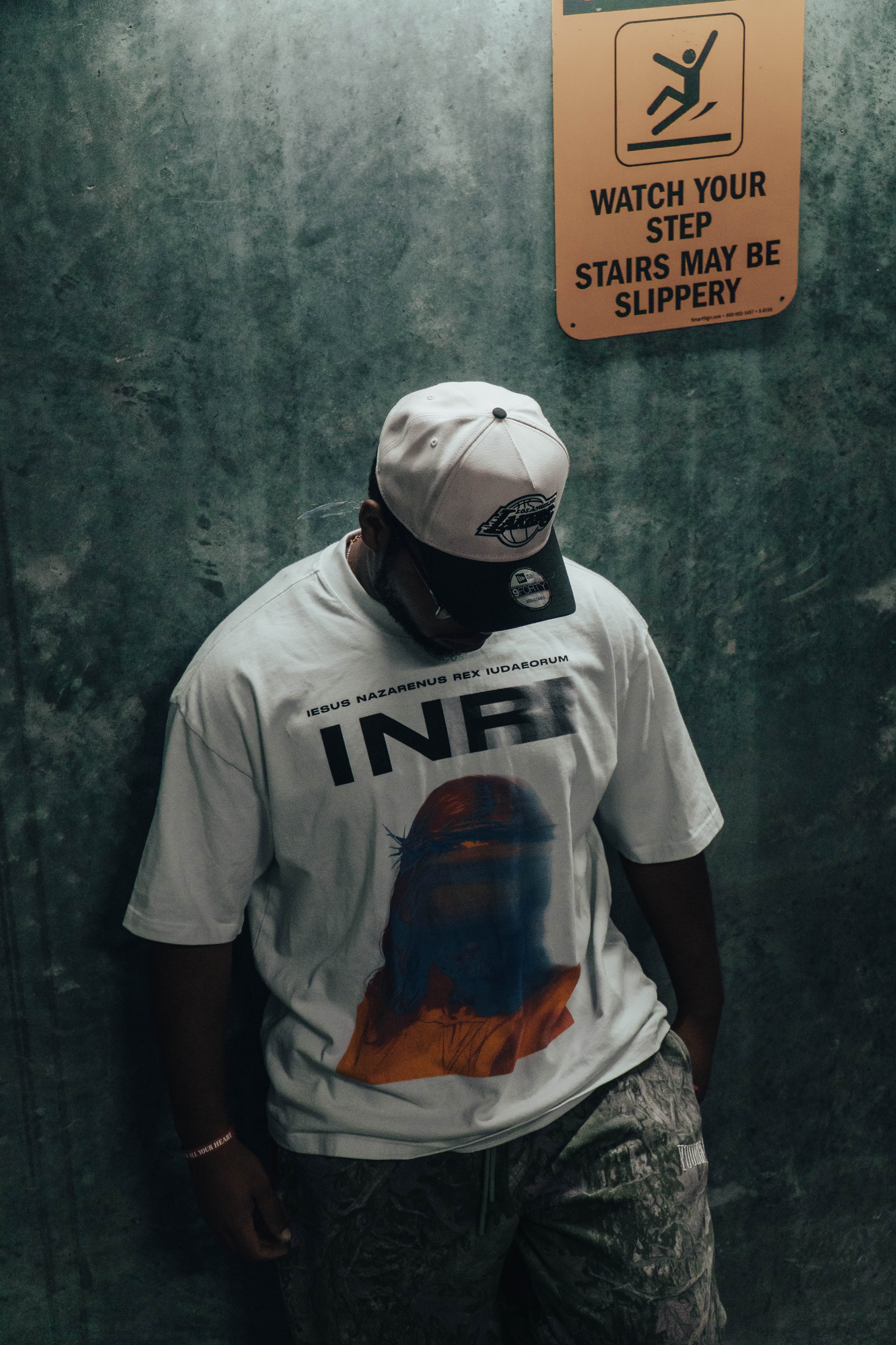 “BEHOLD THE KING OF THE JEWS” (100% COTTON, UNISEX CHROMATIC “INRI” TEE)